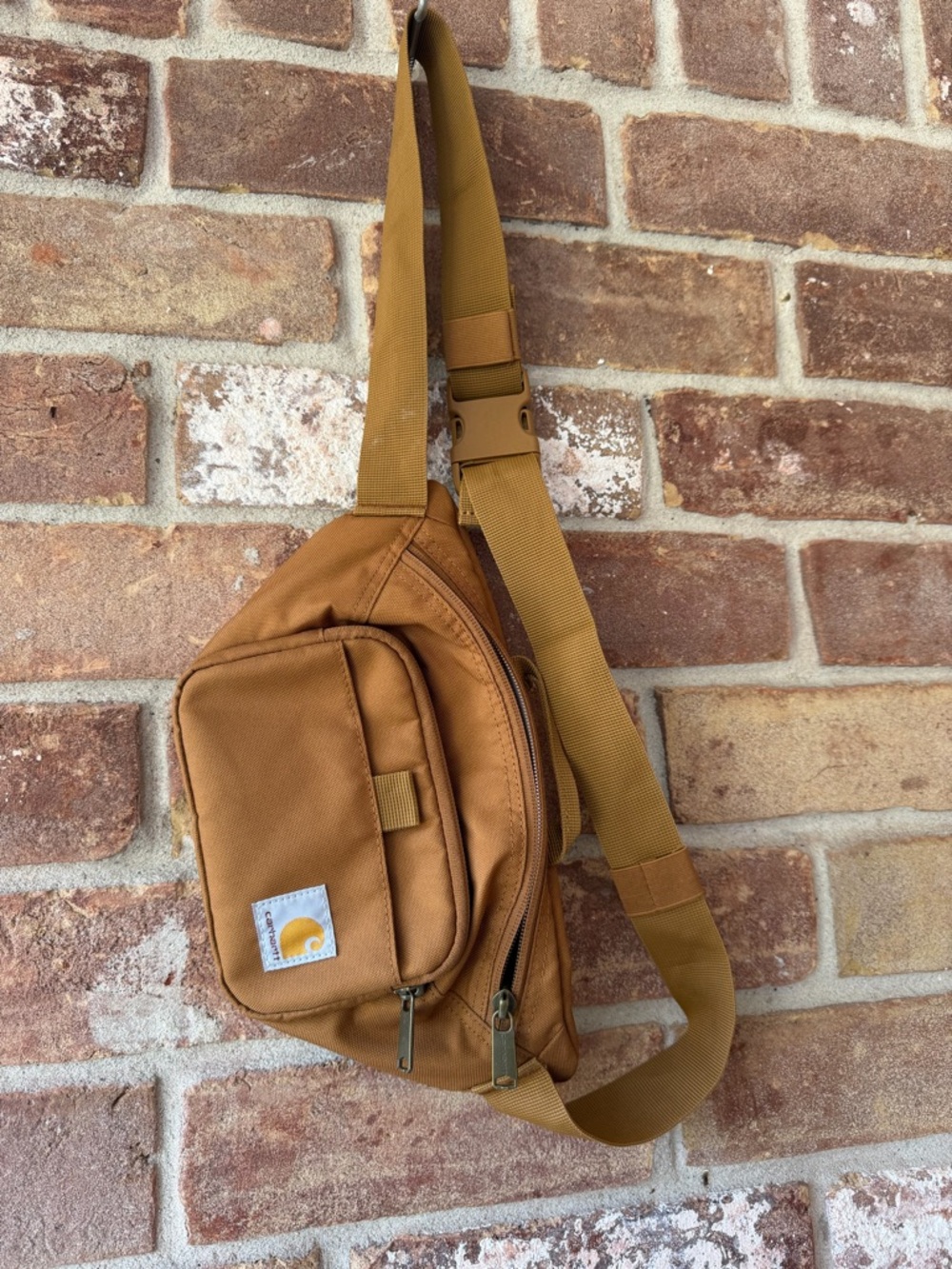 Carhartt Brown/Tan Sling Belt Bag - Compact Carry
